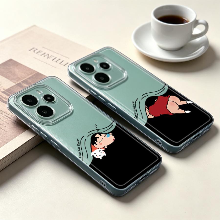 Xiaomi Redmi Note 13 - Cartoon Shin-ChanS Soft Phone Cover Case