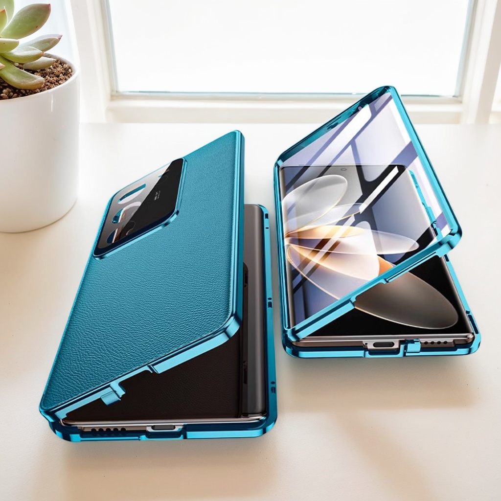 Luxury Leather Glass 360° Cove - Realme Gt 6 ulasan dan harga