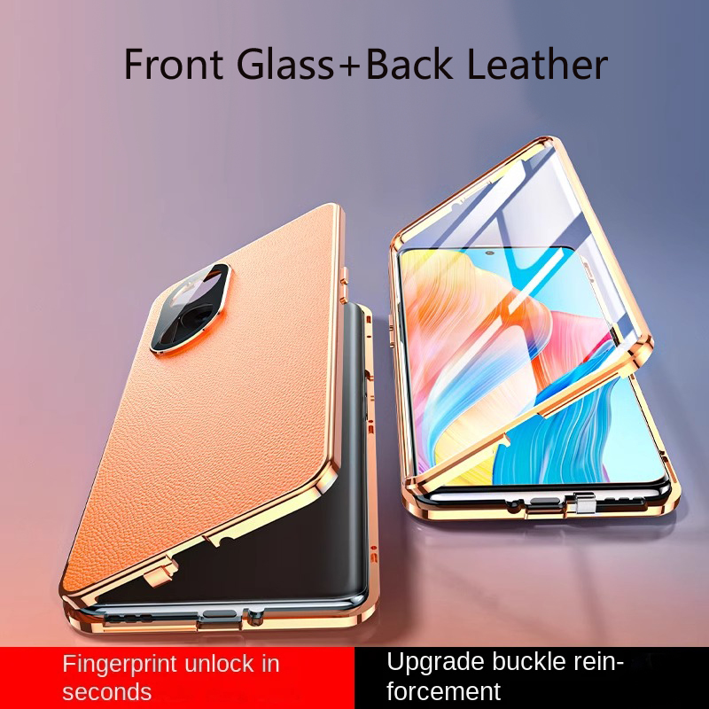 Luxury Leather Glass 360° Cove - Realme Gt 6 ulasan dan harga