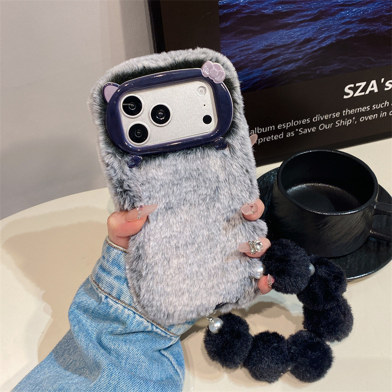 Luxury Solid Colors Furry Plus - Apple Iphone 15 ulasan dan harga