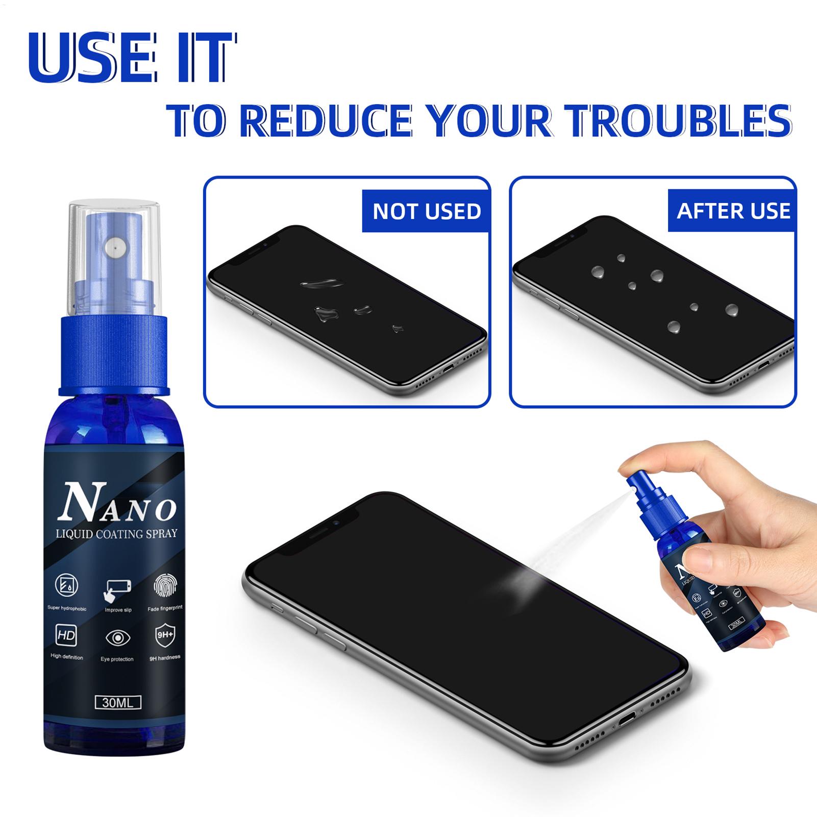 30ml Liquid Screen Protector H - Oleophobic Coating Spray ulasan dan harga