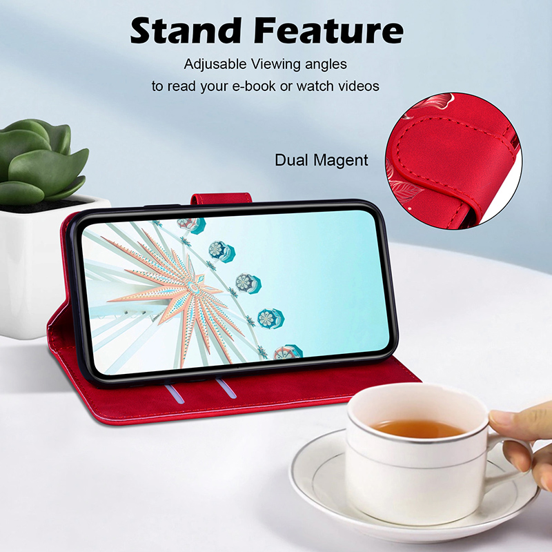Magnetic Leather Phone Case Fo - Realme Note 50 ulasan dan harga